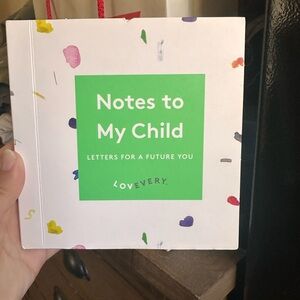 Lovevery notes to my child book